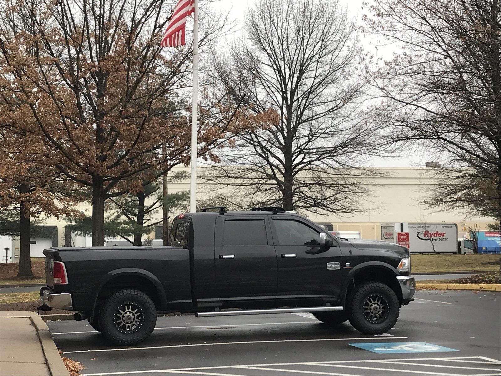 Jeep Gladiator Swapping what out for JT Truck new rims and flag.JPG