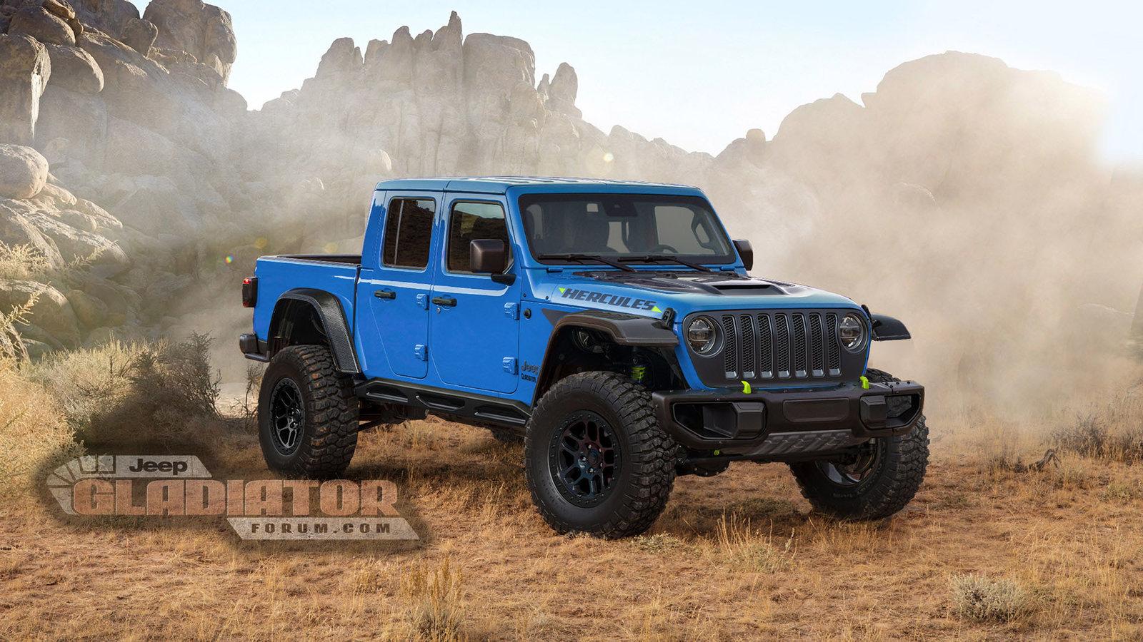 Jeep Gladiator “Hercules” High Performance Jeep Gladiator Being Tested! Jeep-Gladiator-Hercules-blue-Jeepgladiatorforum