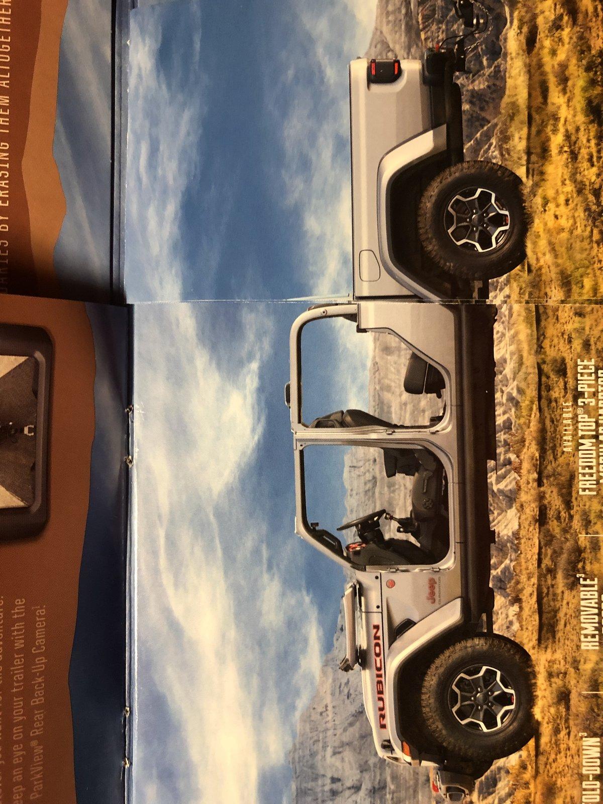 Jeep Gladiator Gladiator brochure with multi-tool CD0DE244-90D4-4DF8-833A-9152FB6CAB45