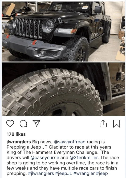 Jeep Gladiator Gladiator racing at King of the Hammers (by Savvy Off Road)! upload_2019-1-16_10-50-19