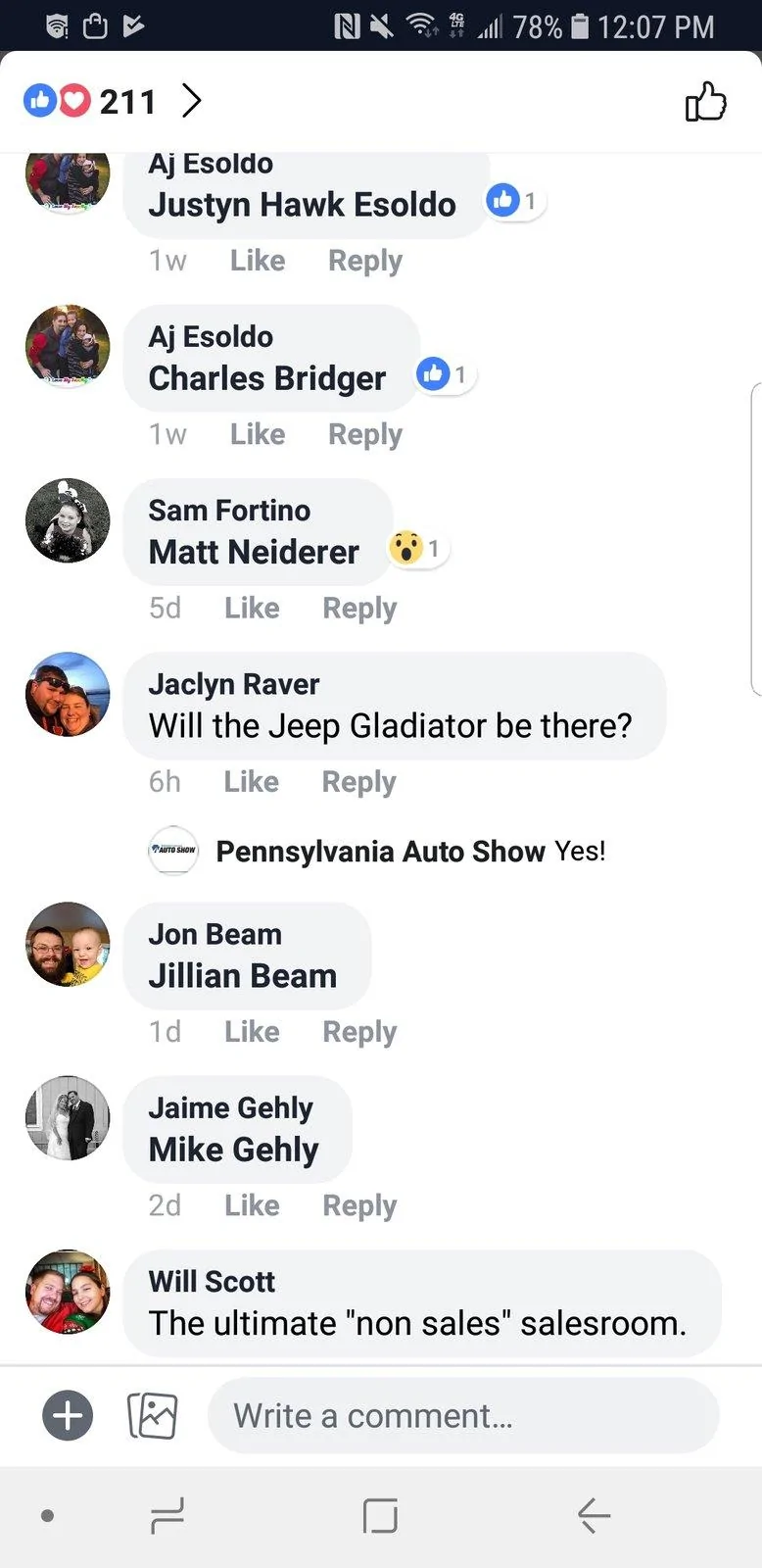 Jeep Gladiator JT to be at PA auto show Screenshot_20190123-120728_Facebook