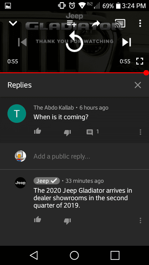 Jeep Gladiator Breaking news...new Jeep Gladiator Commercial... Screenshot_2019-01-29-15-24-56