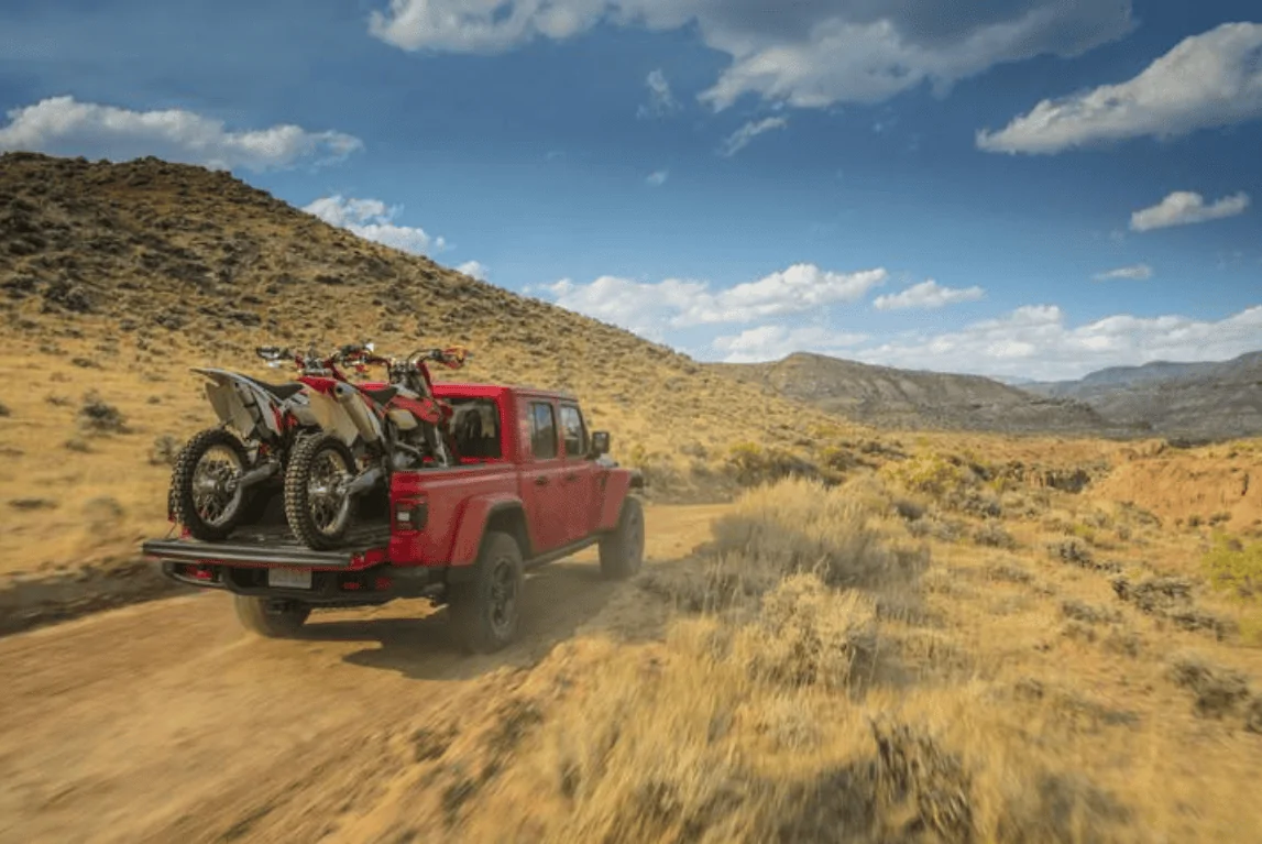 Jeep Gladiator Daily Dose 2 dirtbikes