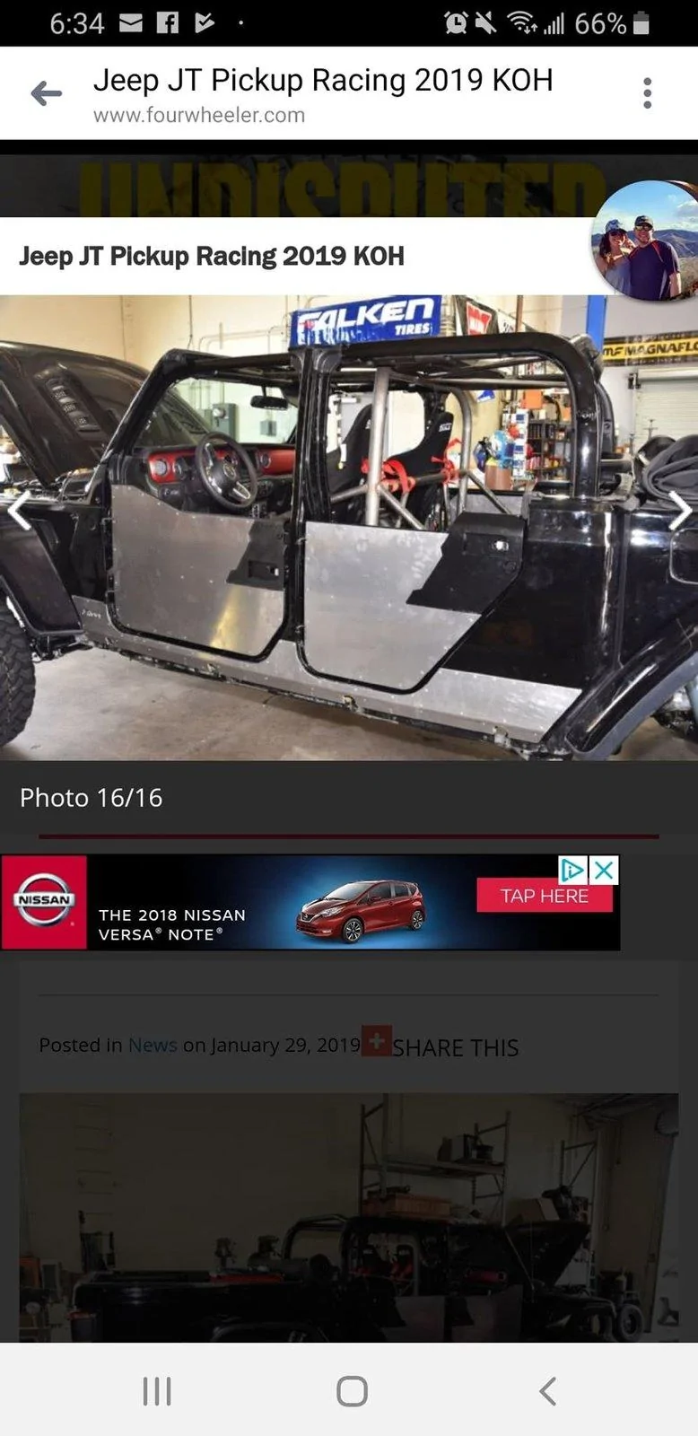 Jeep Gladiator Gladiator racing at King of the Hammers (by Savvy Off Road)! Bestop Doors with oneoff aluminum sheets