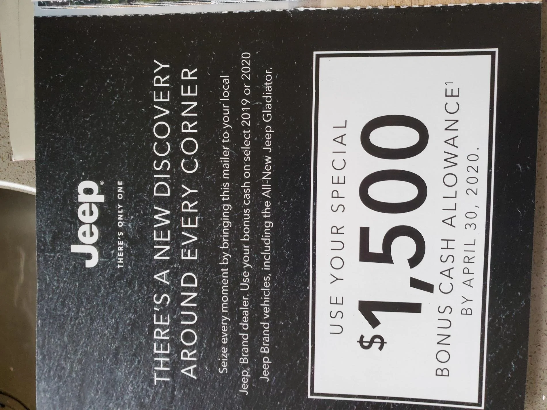 Jeep Gladiator April 2020 Incentives 8e4ee257b1ef01f0bf13e58b19737e89f11446a2