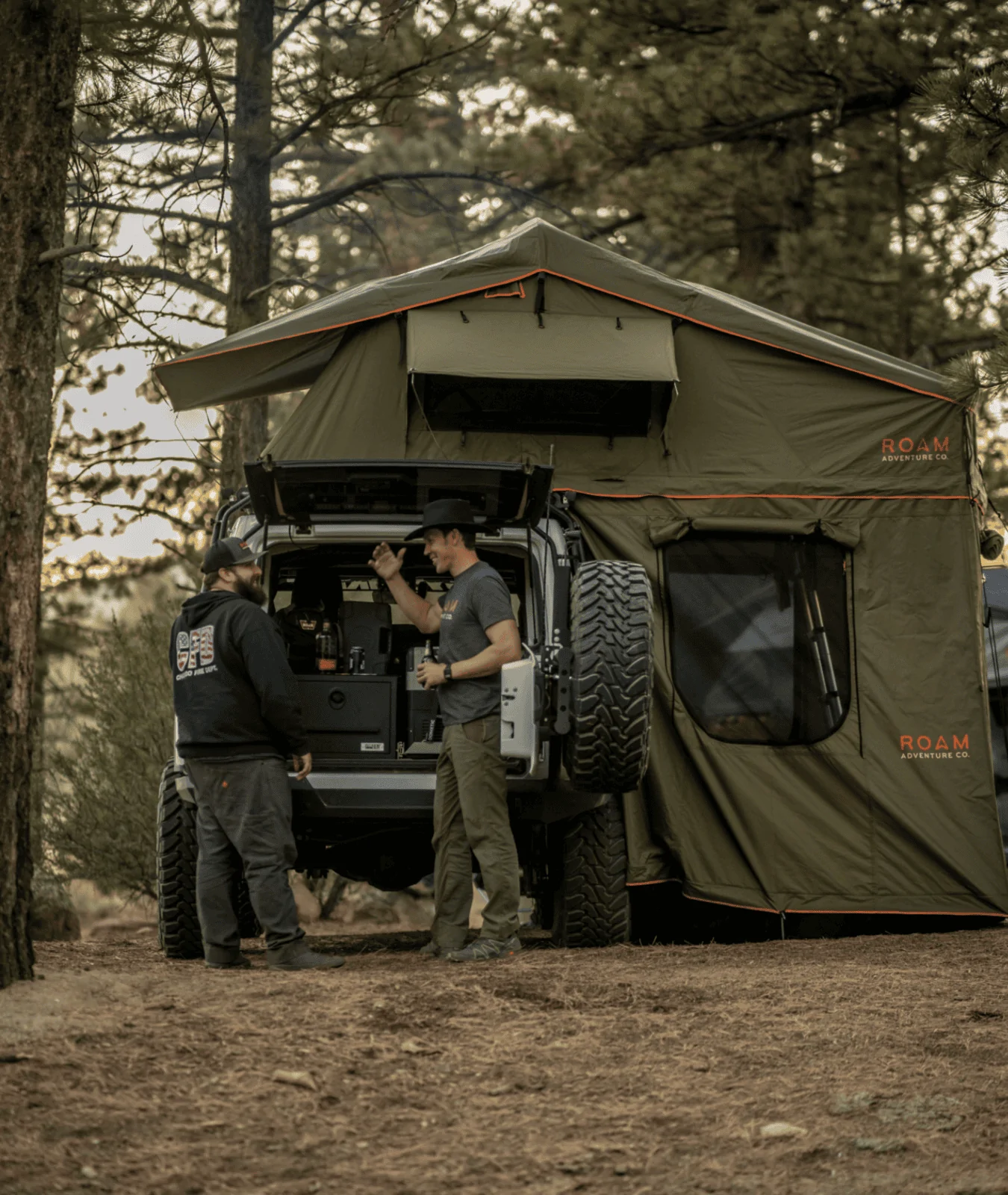 Jeep Gladiator ROAM Adventure Co. Vagabond Series Roof Top Tent RTT Screen Shot 2020-04-02 at 10.31.53 AM