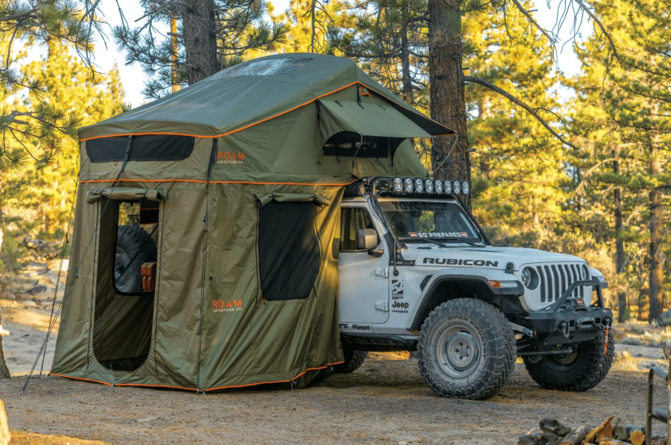 Jeep Gladiator ROAM Adventure Co. Vagabond Series Roof Top Tent RTT Screen Shot 2020-04-02 at 10.29.14 AM