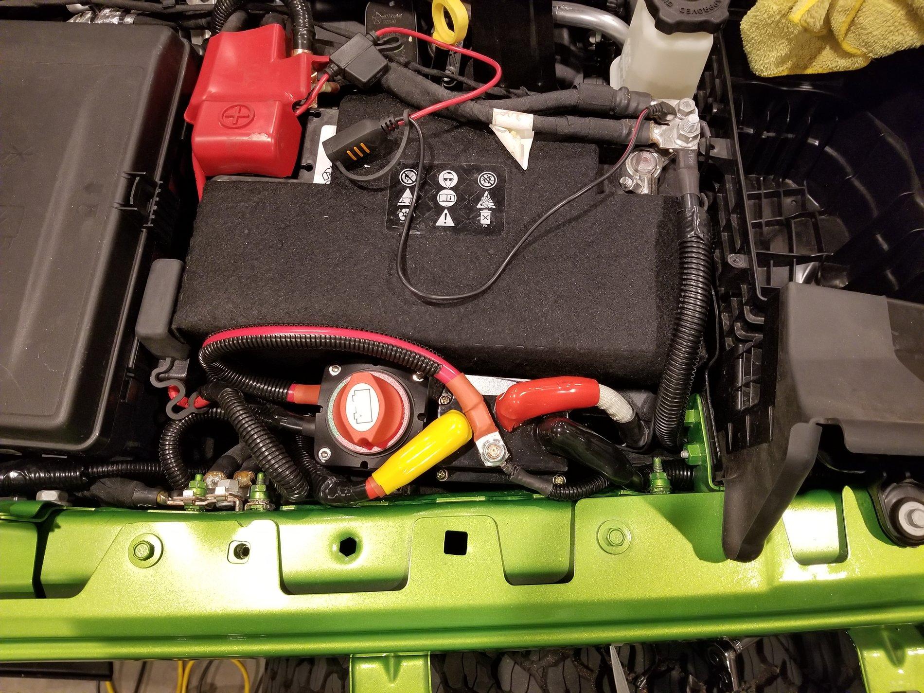Jeep Gladiator New Apex 12K Harbor Freight winch Install On Off and Solenoid