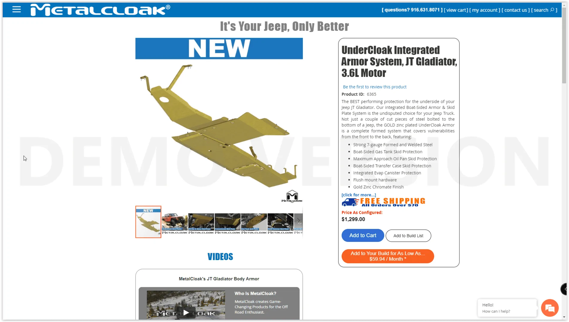 Jeep Gladiator New Metal Cloak Skid Plate Screen Shot 04-03-20 at 01.26 PM