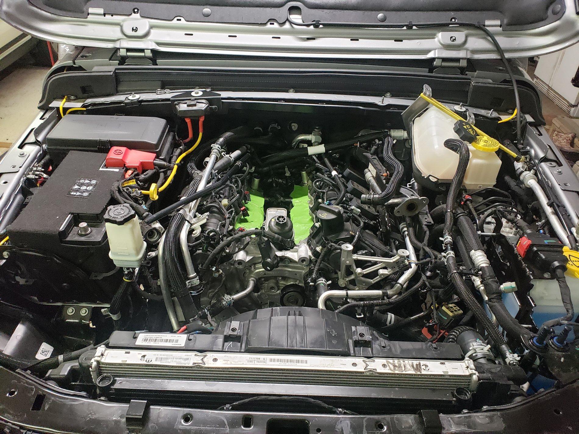 Jeep Gladiator Oil cooler and filter relocation 20200404_220616
