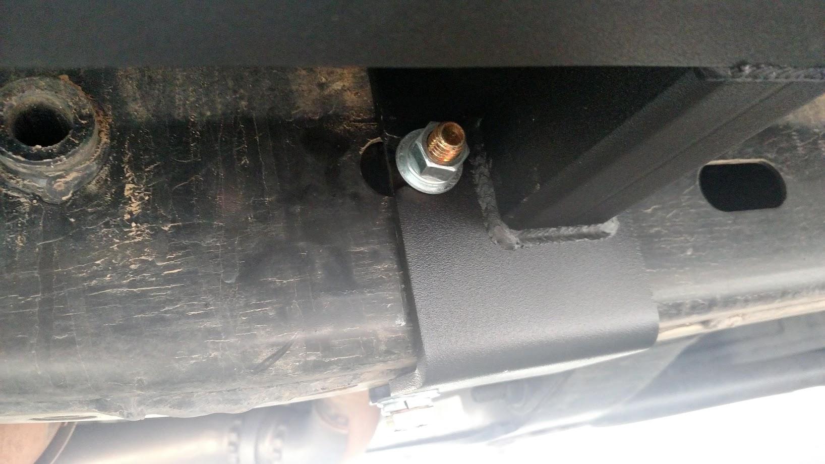 Jeep Gladiator Rock Rails Thread forward attachment