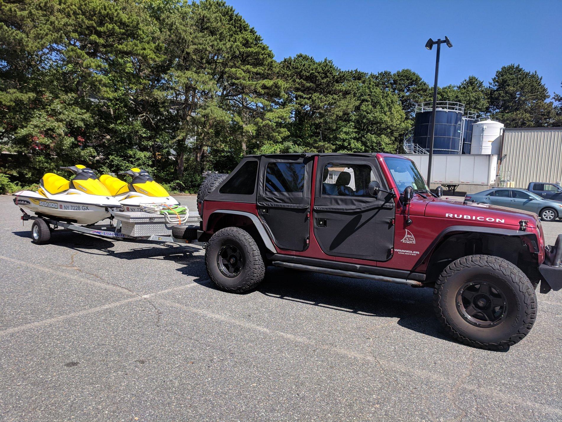 Jeep Gladiator Bestop 2-Piece Full Fabric Doors, Front JL SKU: 5175017 IMG_20180712_151158