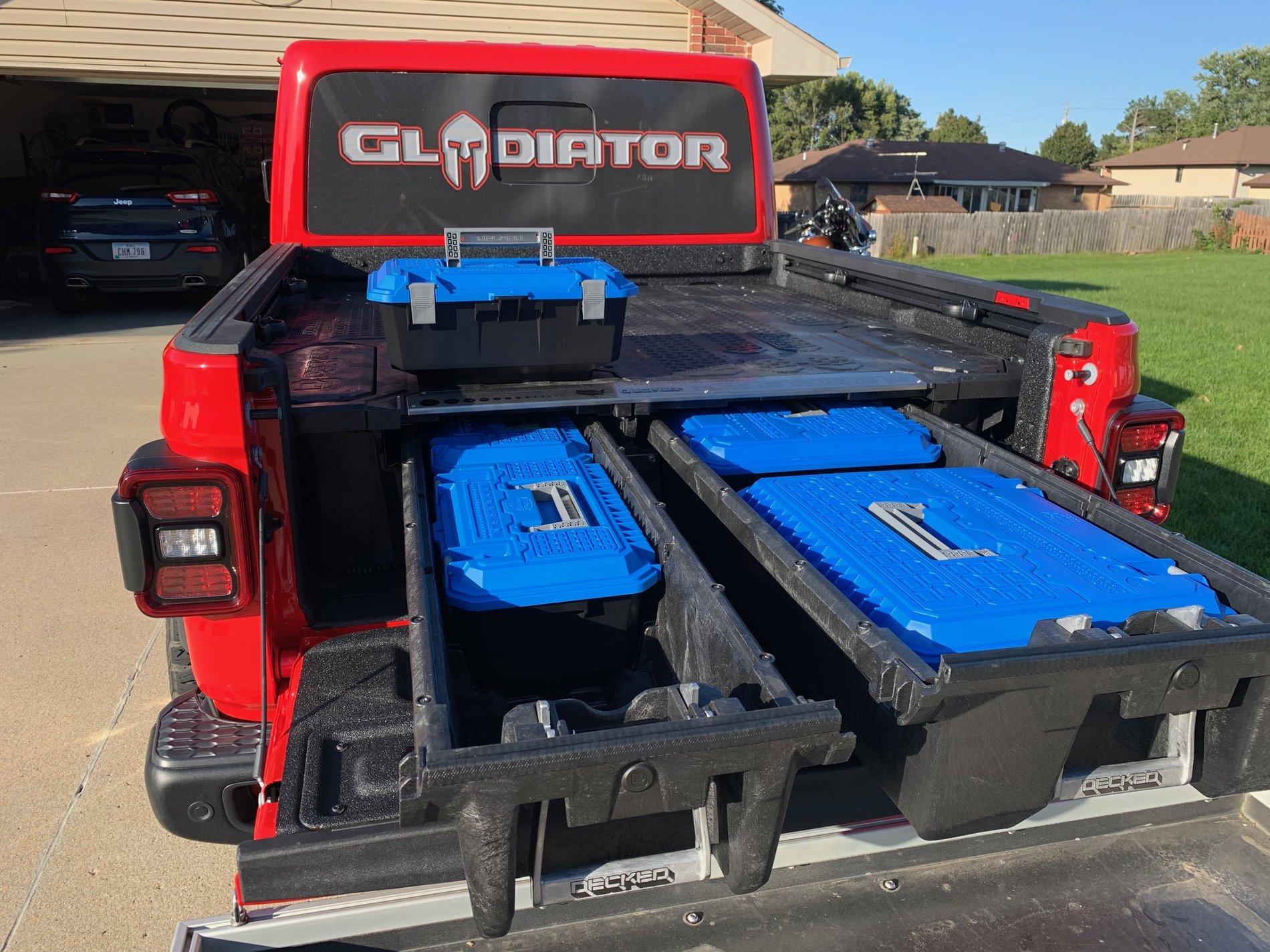 Jeep Gladiator Glad Grandpa Firecracker Red LE Build DeckedWithBoxes
