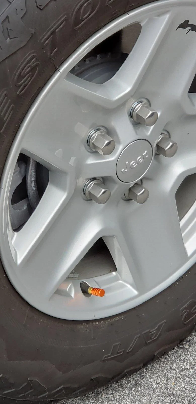 Jeep Gladiator People stealing valve stem covers. 20200405_155226 - Copy