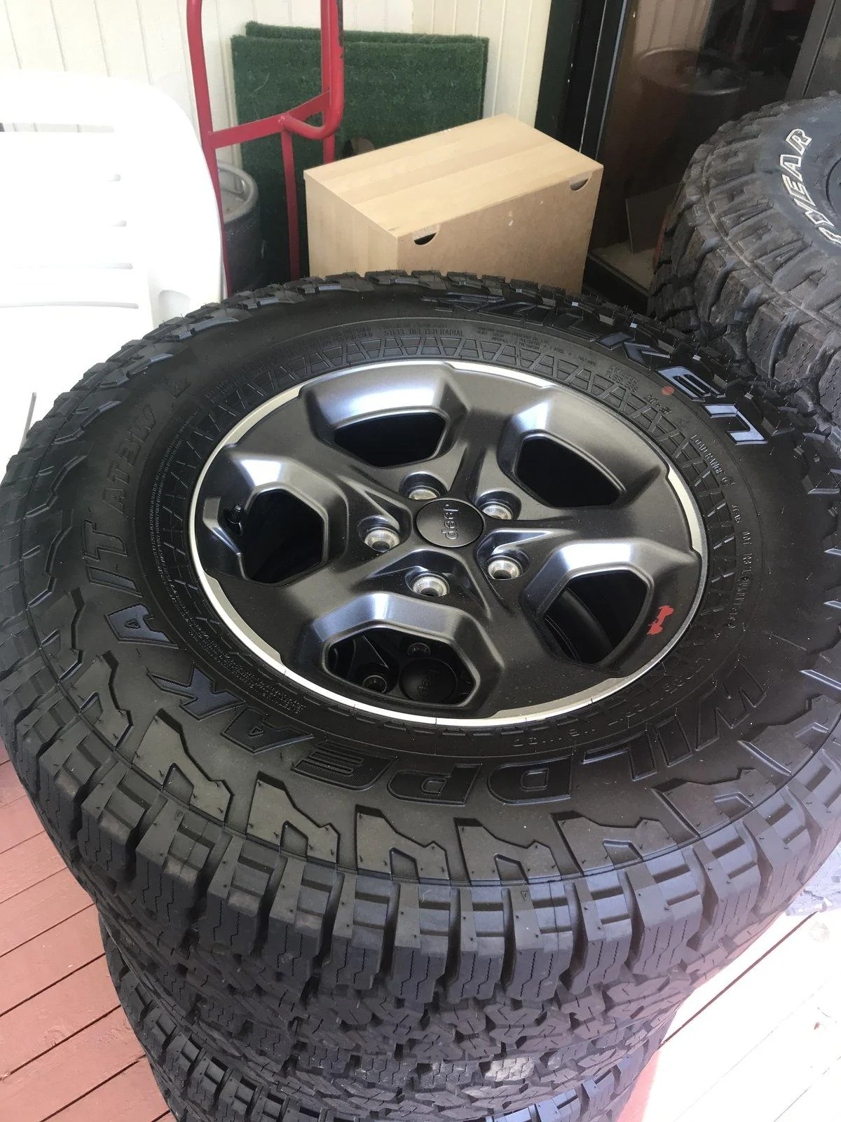Jeep Gladiator Rubicon wheels and tires Falken Wildpeaks $900 IMG-1993