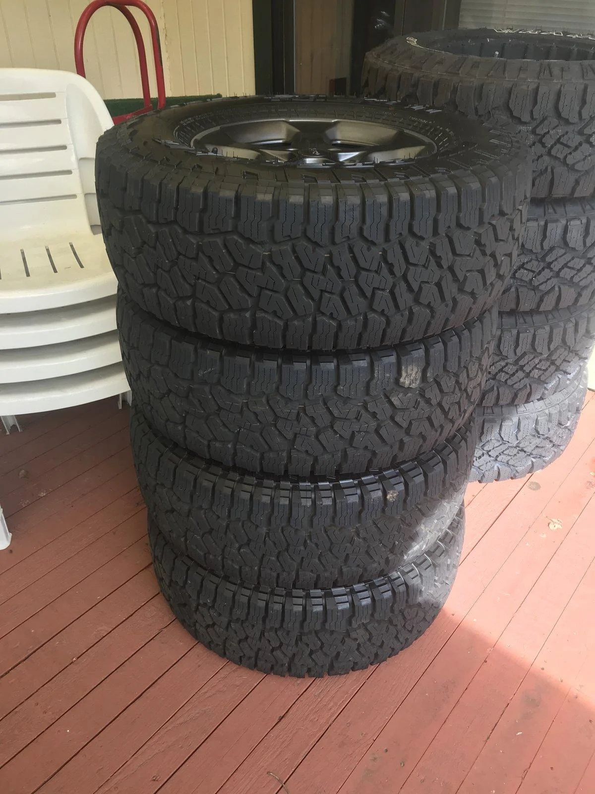 Jeep Gladiator Rubicon wheels and tires Falken Wildpeaks $900 IMG-1992