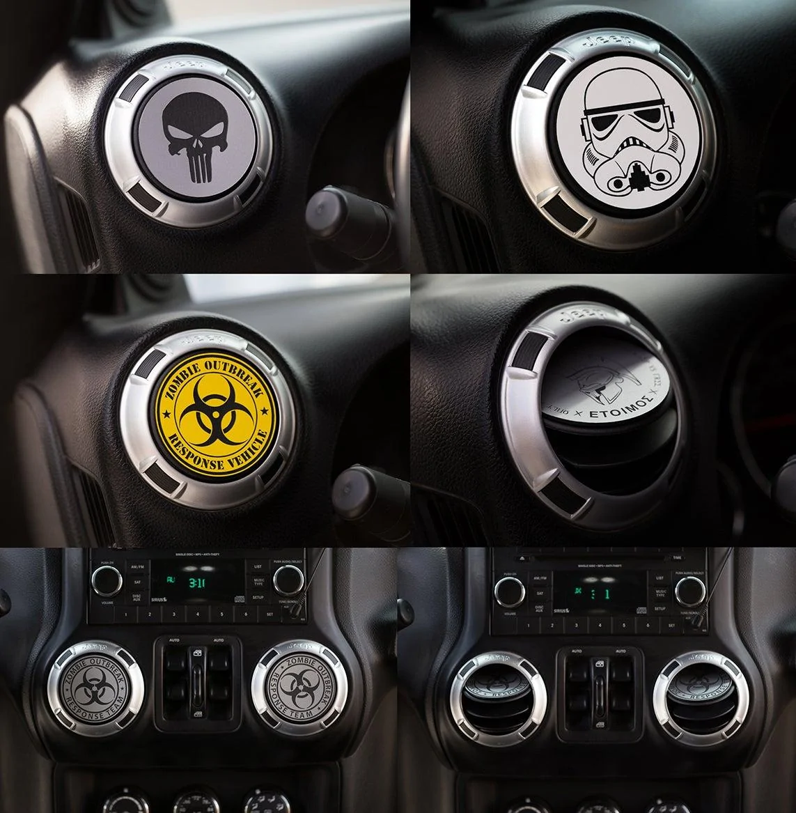 Jeep Gladiator Jeeps Treats, making custom products for you Jeep. VentCovers