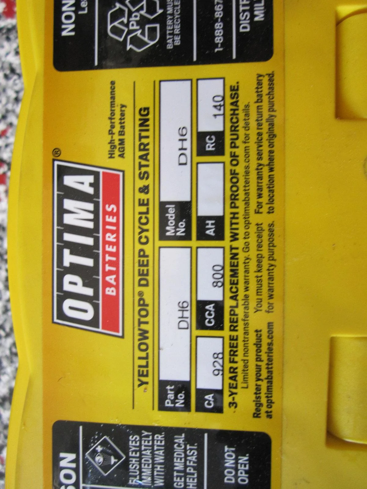 Jeep Gladiator MOPAR Auxillary Battery (Optima SOLD) IMG_2855
