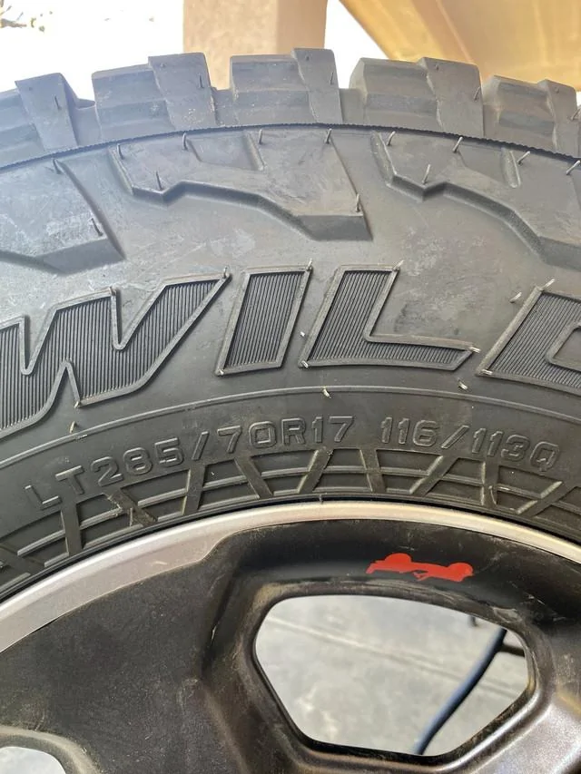 Jeep Gladiator SOLD Rubicon Wheels & Tires w/TPMS + Spare 6-DC4-C5-EA-7-AE8-4709-95-FA-12-AF62-CB519-A