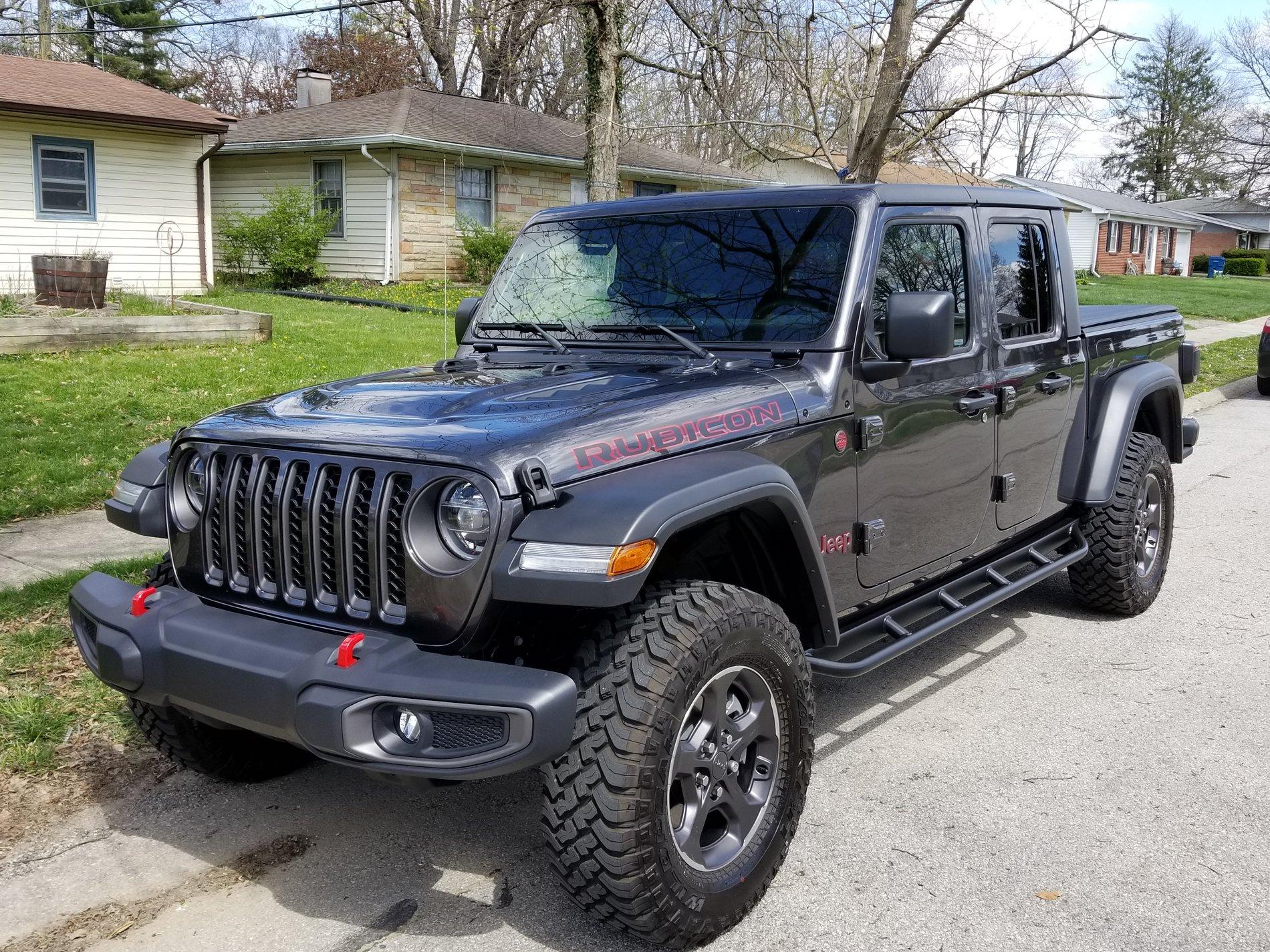 Jeep Gladiator RockHard 4X4 Rock Sliders (Angled Down) 20200410_144858