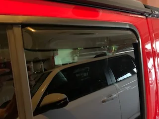Jeep Gladiator Best  in-channel Rain deflectors? Wade In Channel Rear
