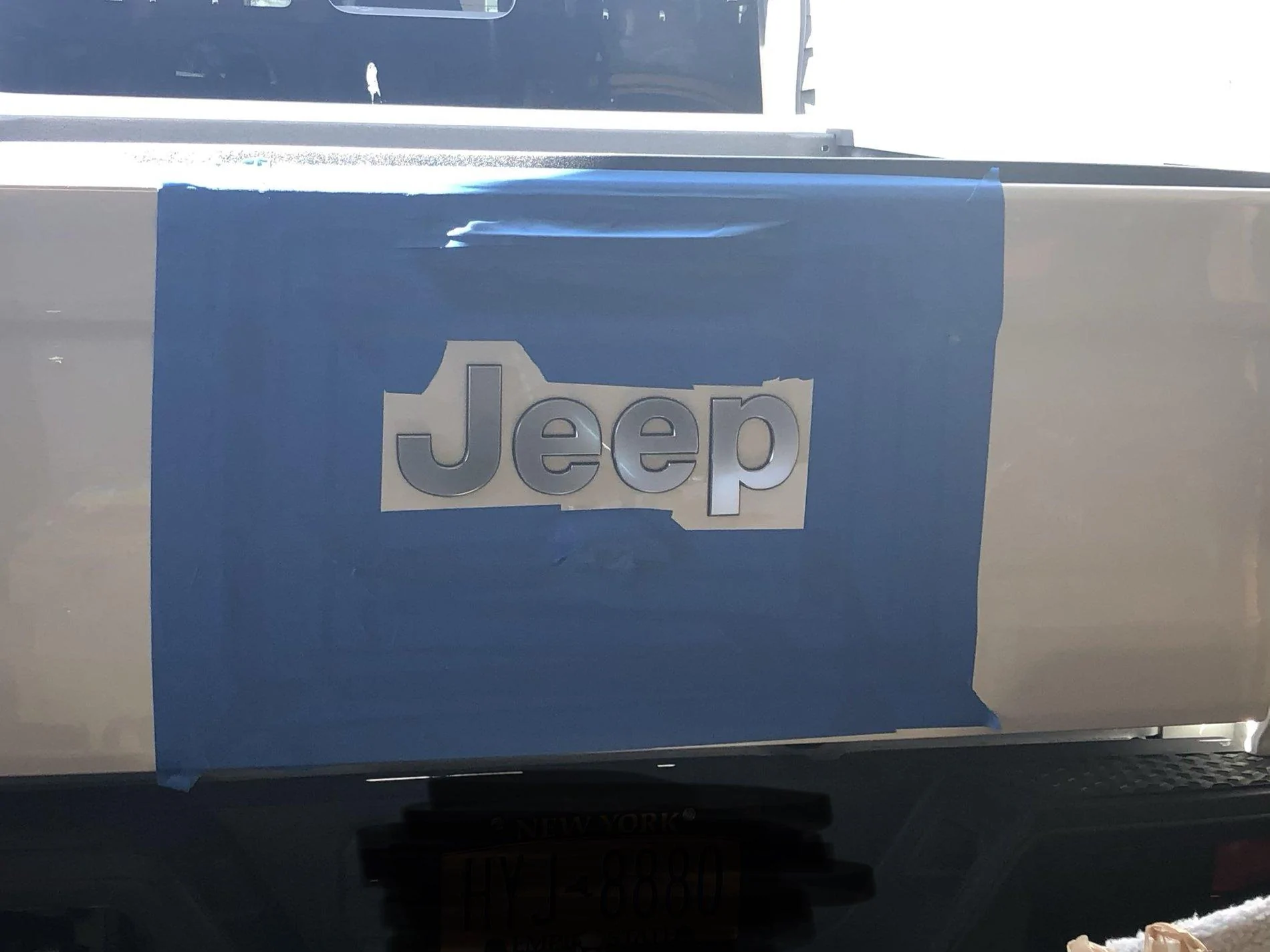 Jeep Gladiator First experience using Plastidip(Jeep emblem) DE32F4A7-E319-4494-85D8-761D720D8473
