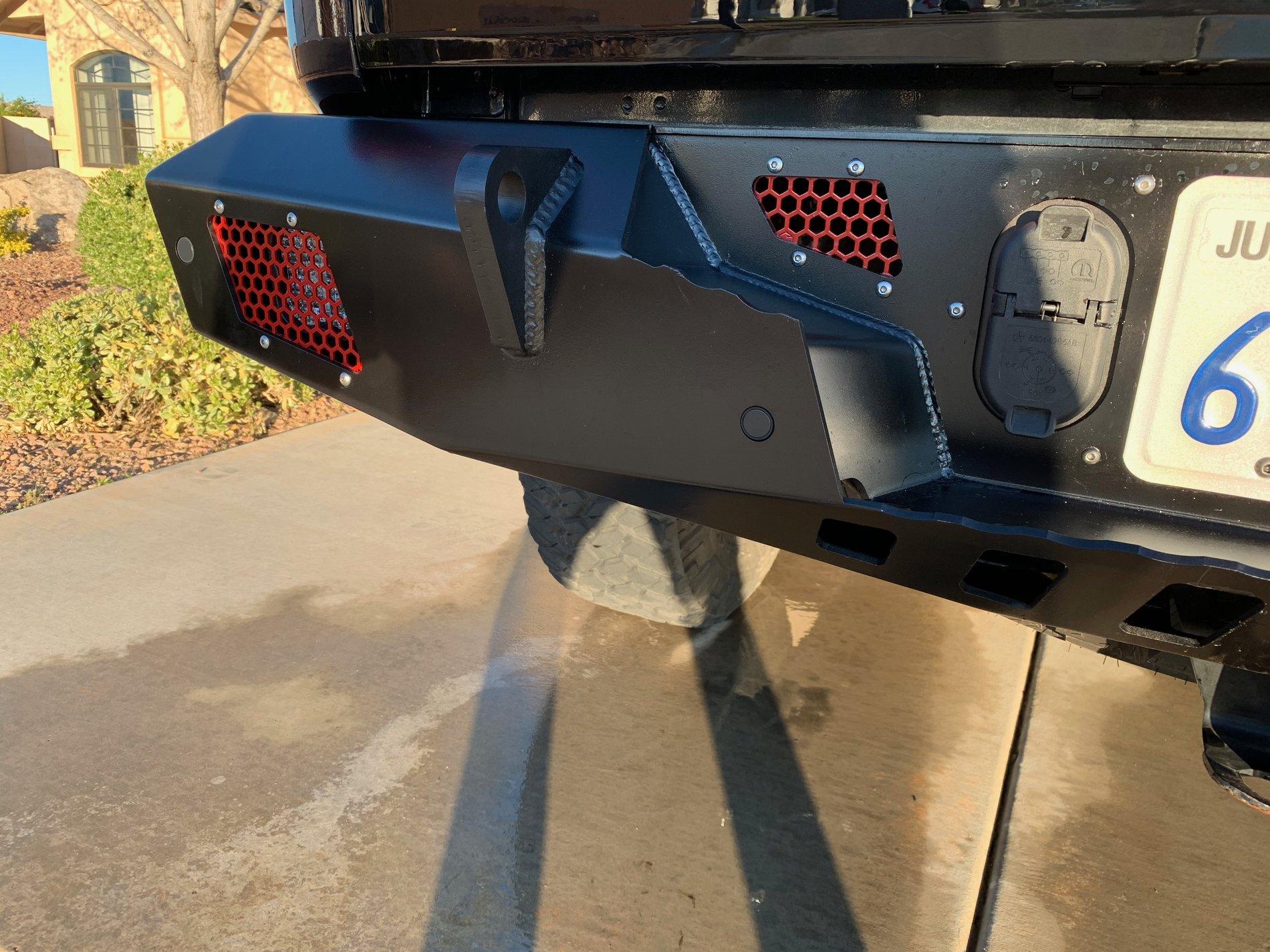 Jeep Gladiator MotoBilt Rear Bumper - Install | Video | AMAZING BUMPER IMG_1170