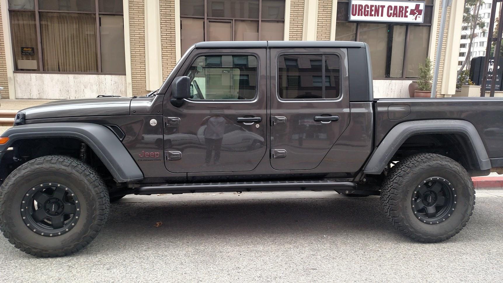 Jeep Gladiator Rock Rails Thread shrockworks side view