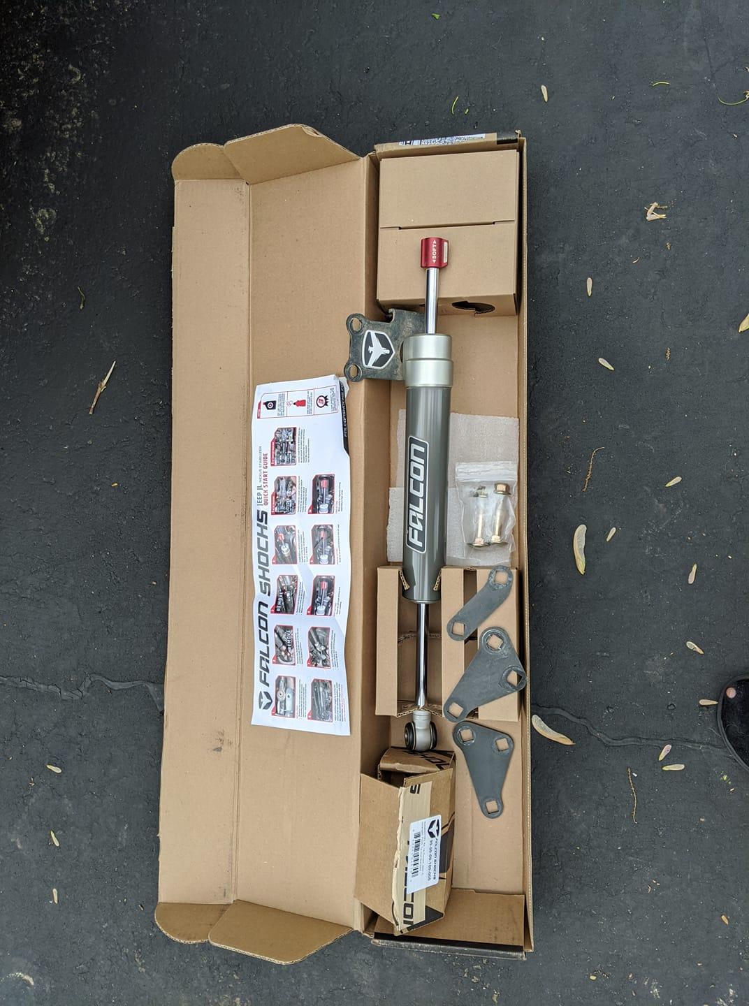 Jeep Gladiator For Sale: Falcon Nexus EF 2.2 Fast Adjust Steering Stabilizer $225 falconstabilizer