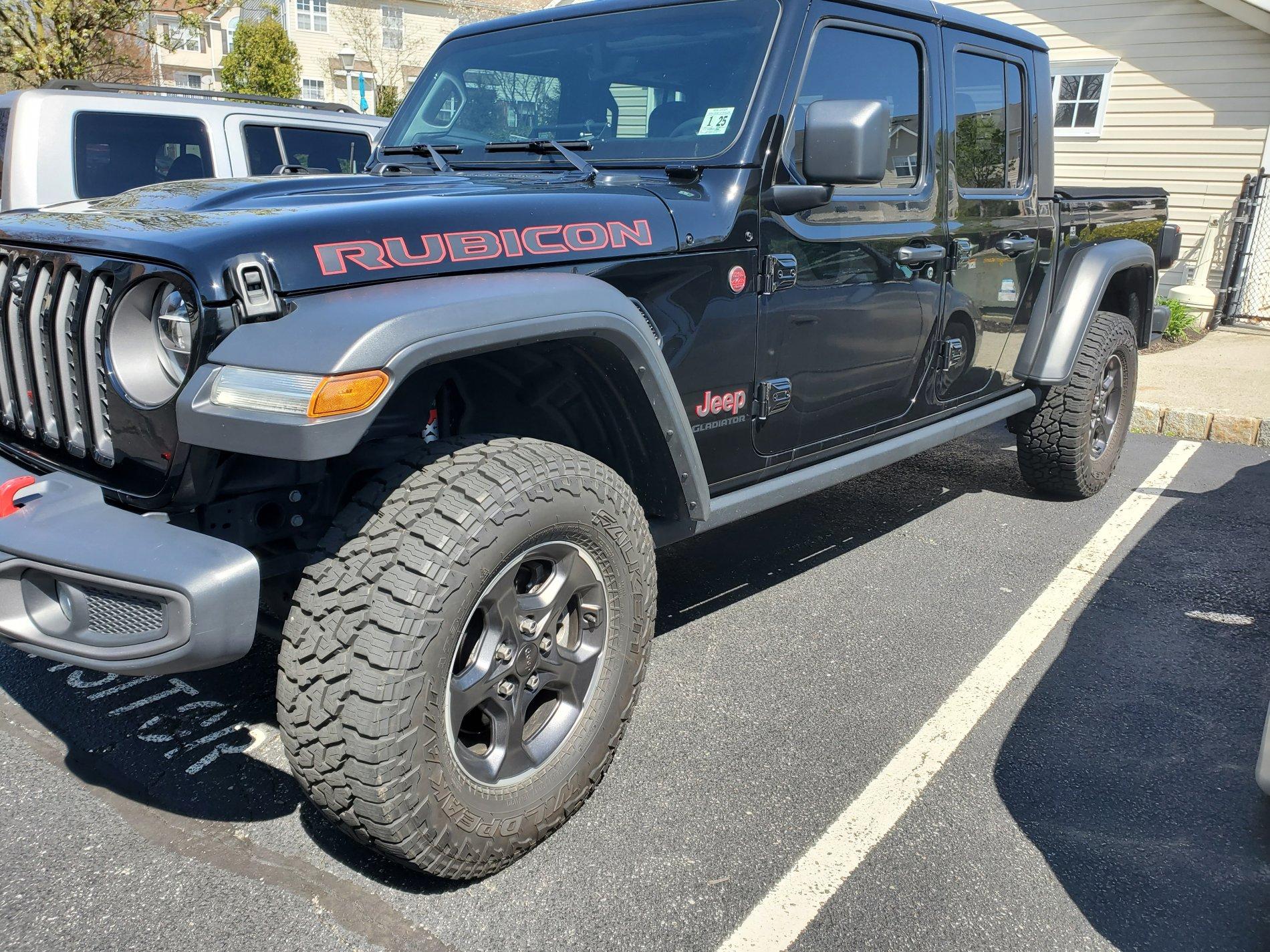 Jeep Gladiator Rubicon Wheels + AT tires + spare 20200419_143924
