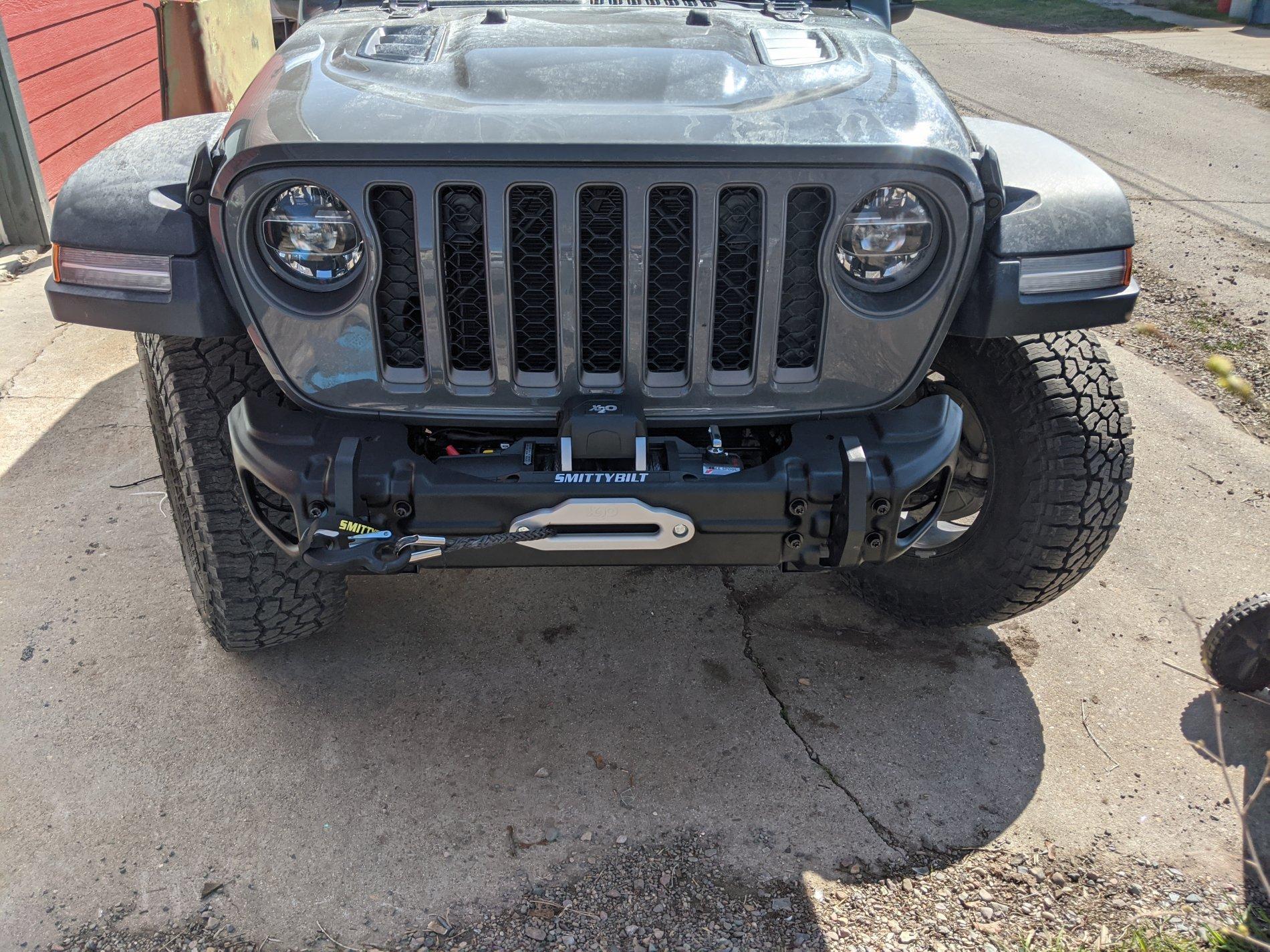 Jeep Gladiator Aftermarket Front Bumper and Winch ????s for a mall crawler IMG_20200419_110459