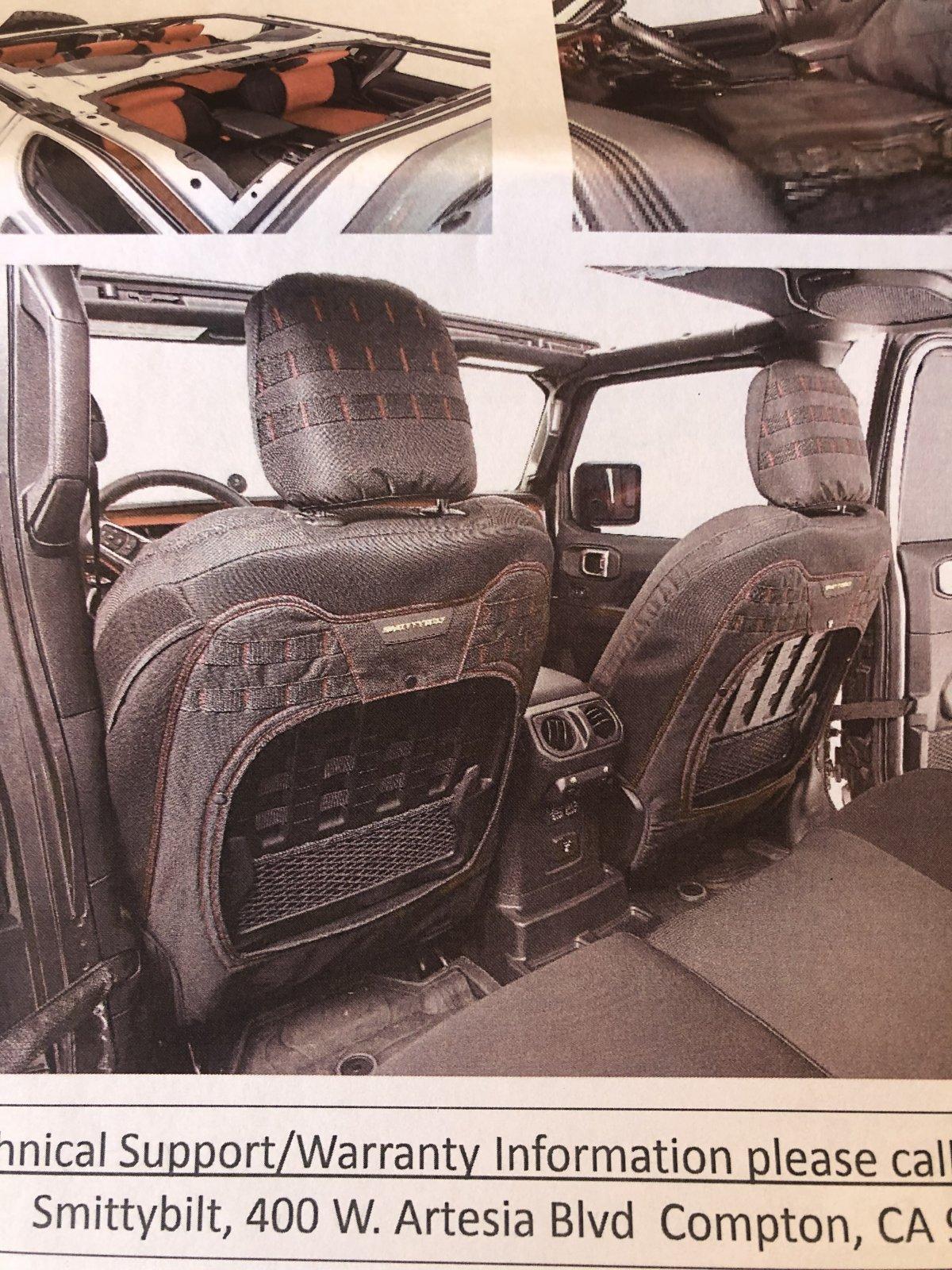 Jeep Gladiator WTS - Smittybilt G.E.A.R. GEN. 2  Front Waterproof Seat Covers IMG_1339