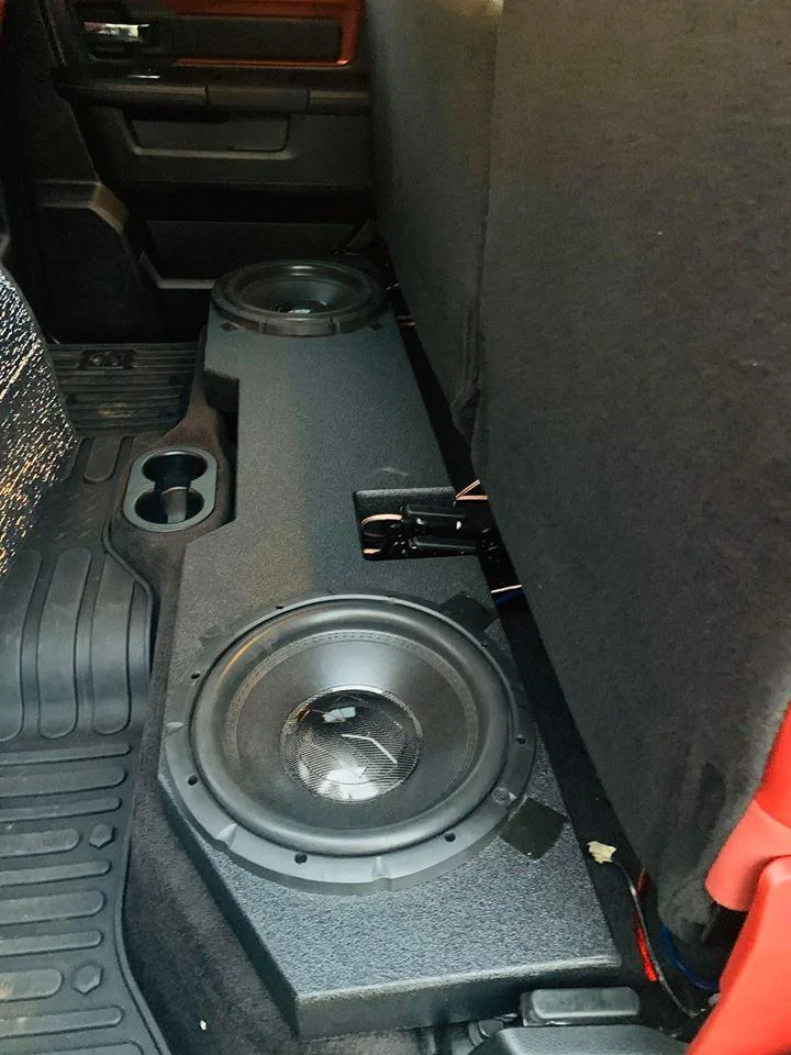 Jeep Gladiator Added a little (ok a bunch) of bass to base gladiator! 89034947_3060276107329913_7704959015905656832_o