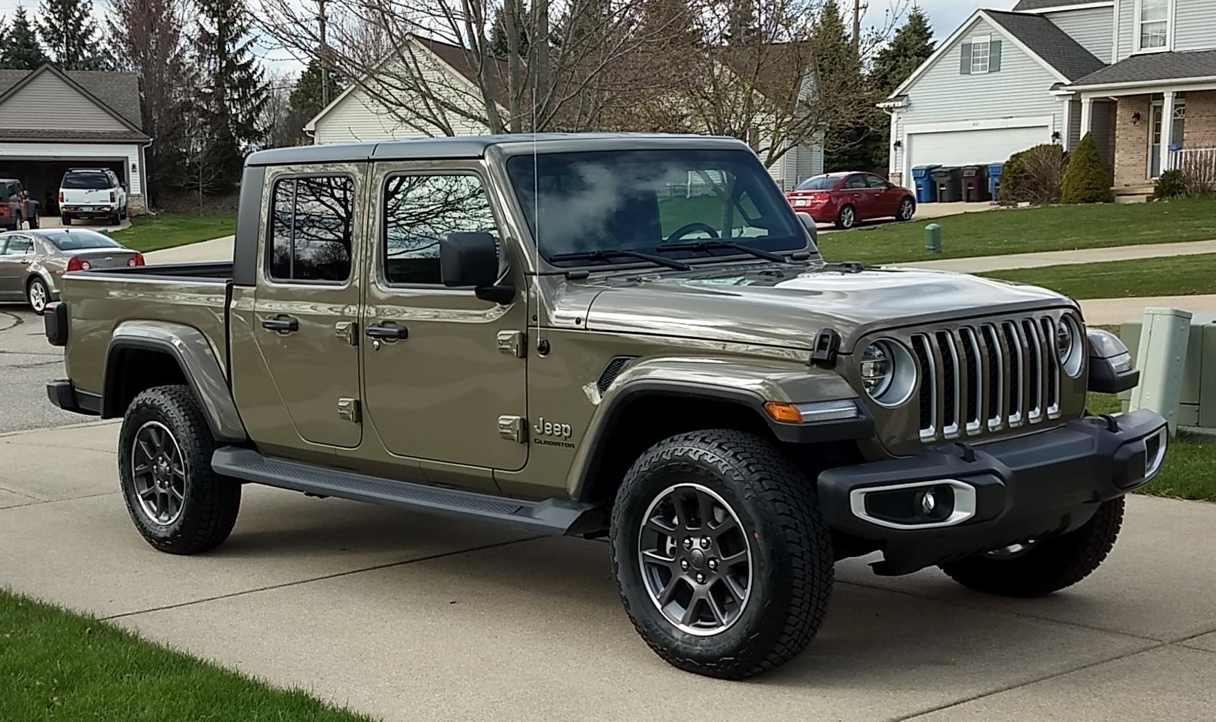 Jeep Gladiator Old Jeep truck with new Jeep truck IMG_20200420_174321701_HDR