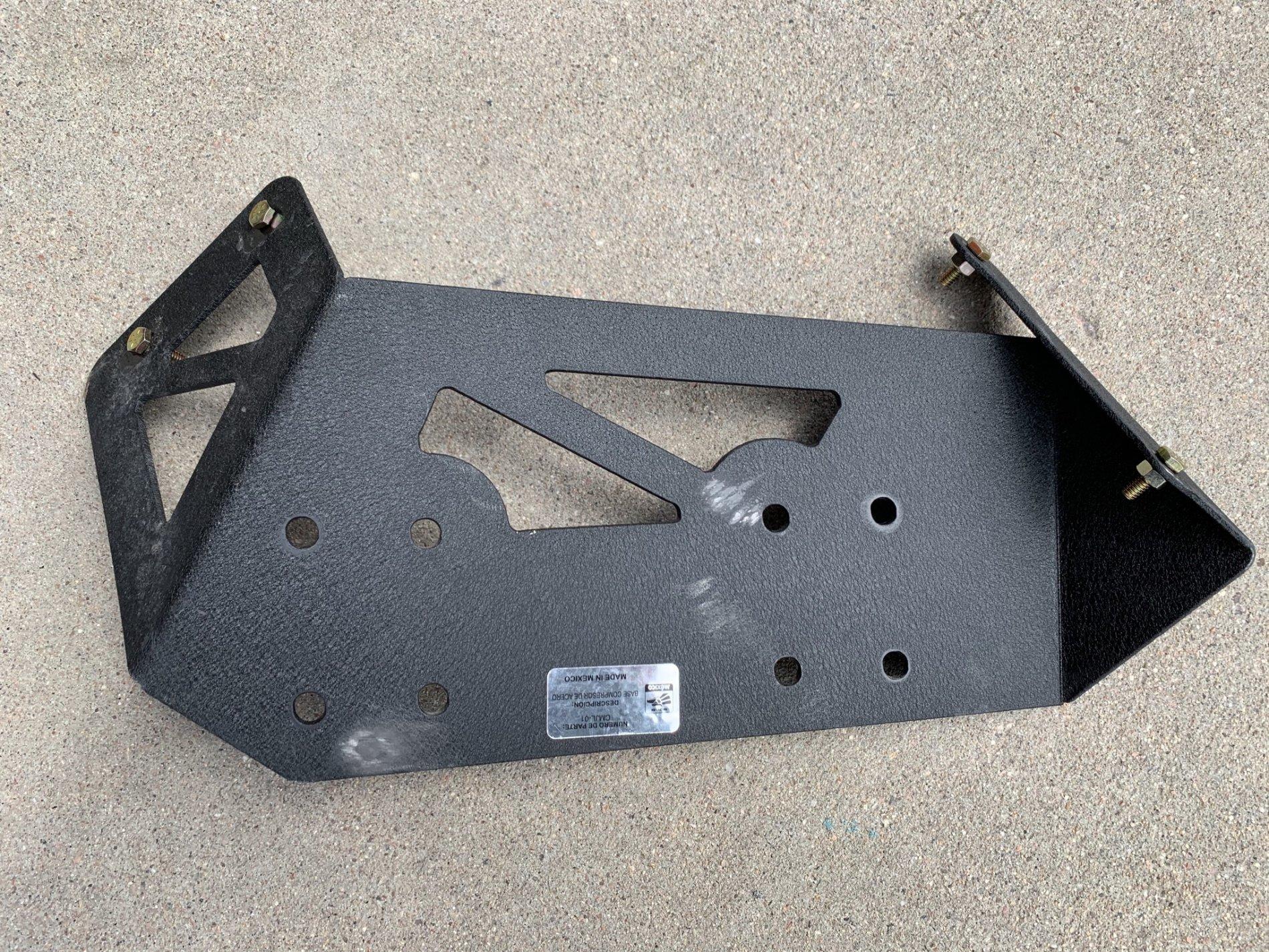 Jeep Gladiator DV8 ARB twin compressor engine mount bracket DE8C7F2E-8BE8-4F6F-9F67-EBF911F1E6E3