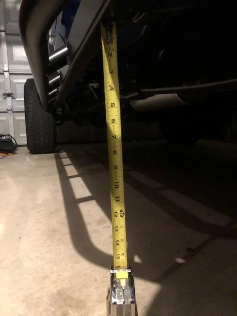 Jeep Gladiator Best Combo Rock Slider Rail and Step height of slider at mounting point