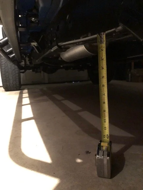 Jeep Gladiator Best Combo Rock Slider Rail and Step height of frame rail