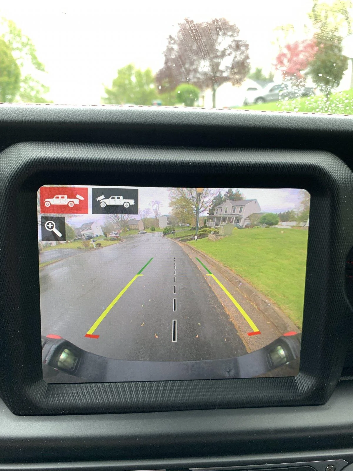 Jeep Gladiator Recall on the backup camera IMG_5814