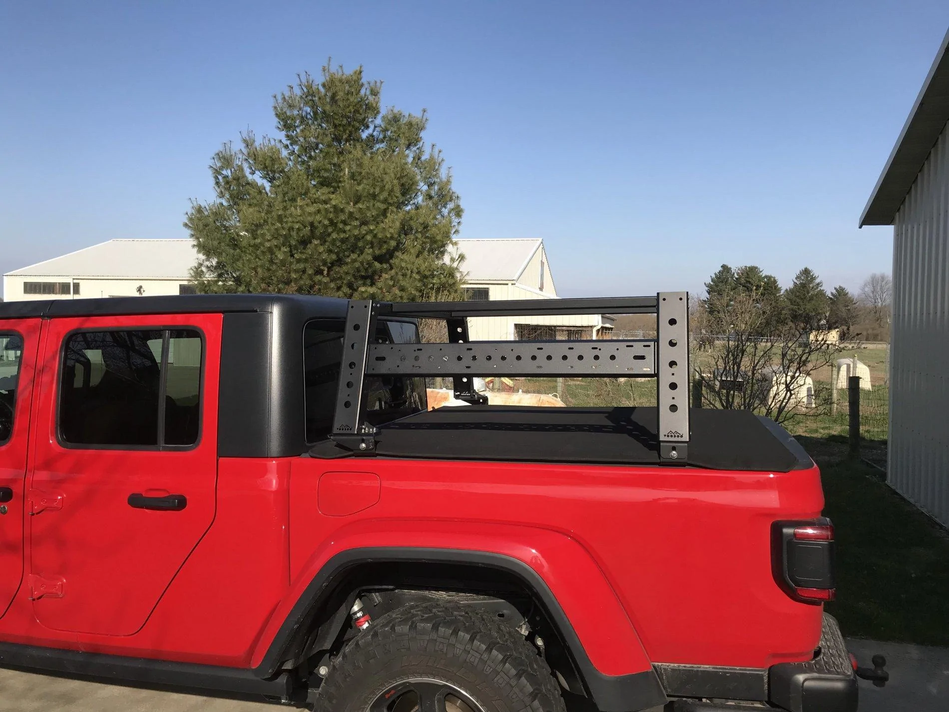 Jeep Gladiator Max Modular 18" bedrack install and review IMG_4015