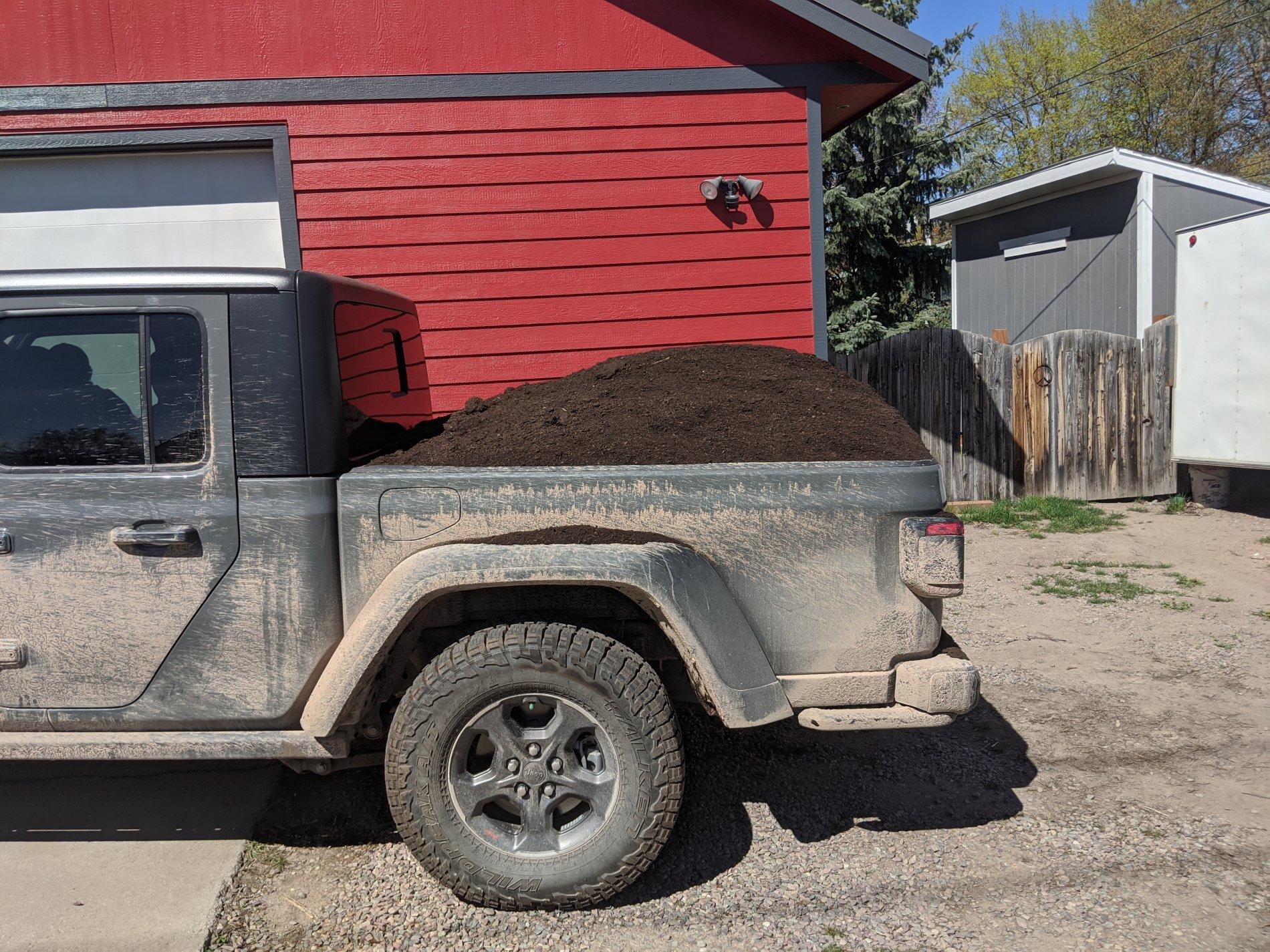 Jeep Gladiator overloaded bed test. IMG_20200428_151535