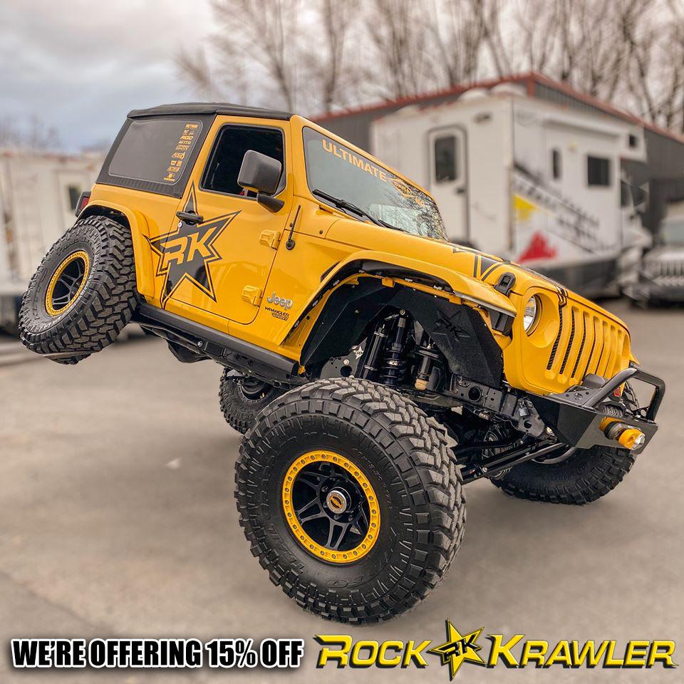 Jeep Gladiator We're offering 15% off all Rock Krawler products 95403350_3140113409355088_4217318672449929216_n