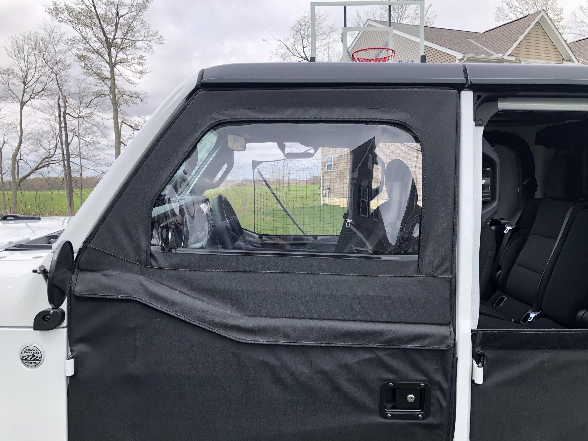 Jeep Gladiator Bestop 2-Piece Full Fabric Doors, Front JL SKU: 5175017 2C25DCEB-7DEE-4A5E-80F3-BD68FA943D9B