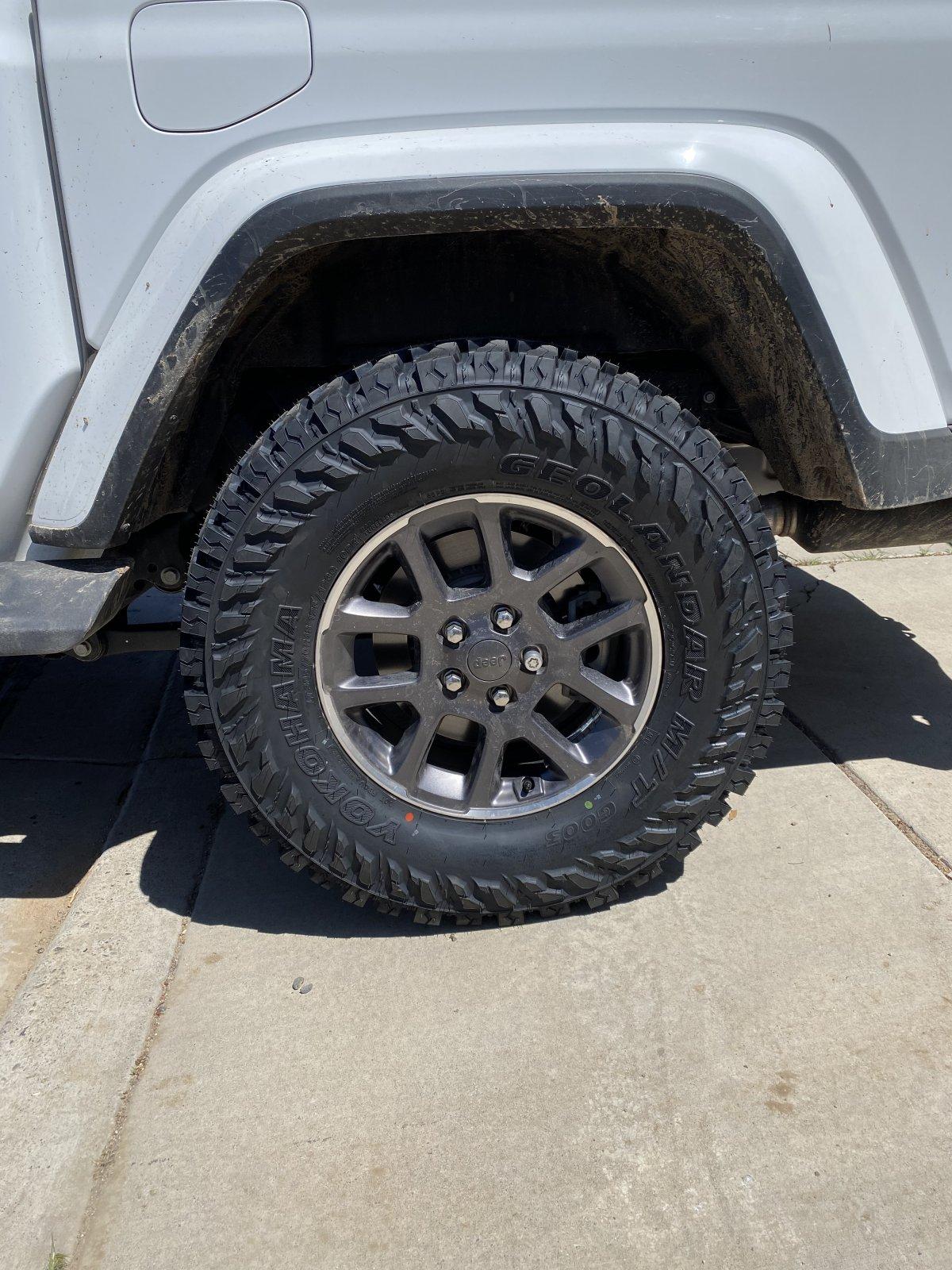 Jeep Gladiator Overland Wheel/Tire upgrade combo suggestions IMG_1083
