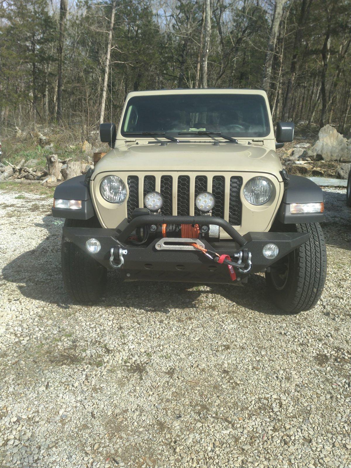 Jeep Gladiator Rubicon w Stock Front Bumper...considering a winch. IMG_20200312_152750