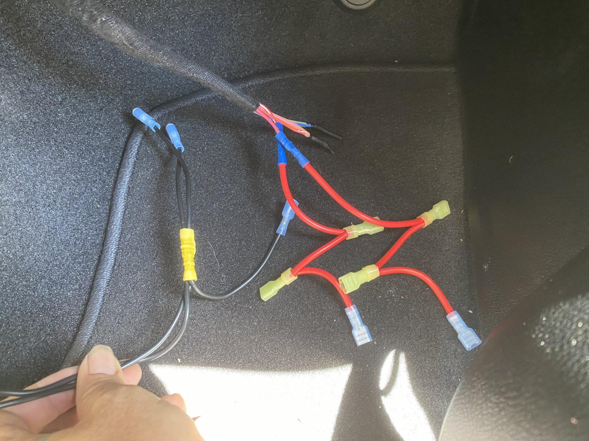 Jeep Gladiator Did you know Aux wires are inside also ? Not just by the battery. IMG_6558
