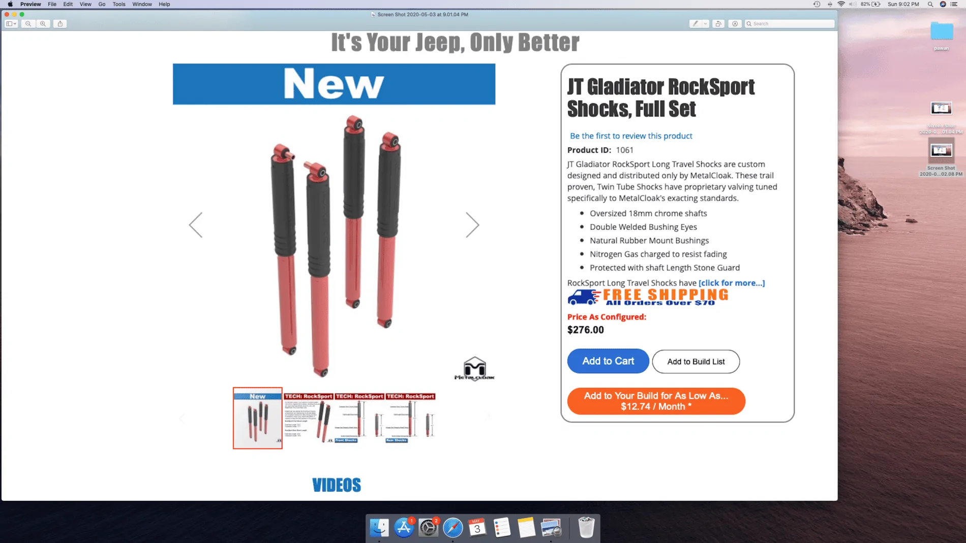 Jeep Gladiator Metalcloak lift Screen Shot 2020-05-03 at 9.02.34 PM