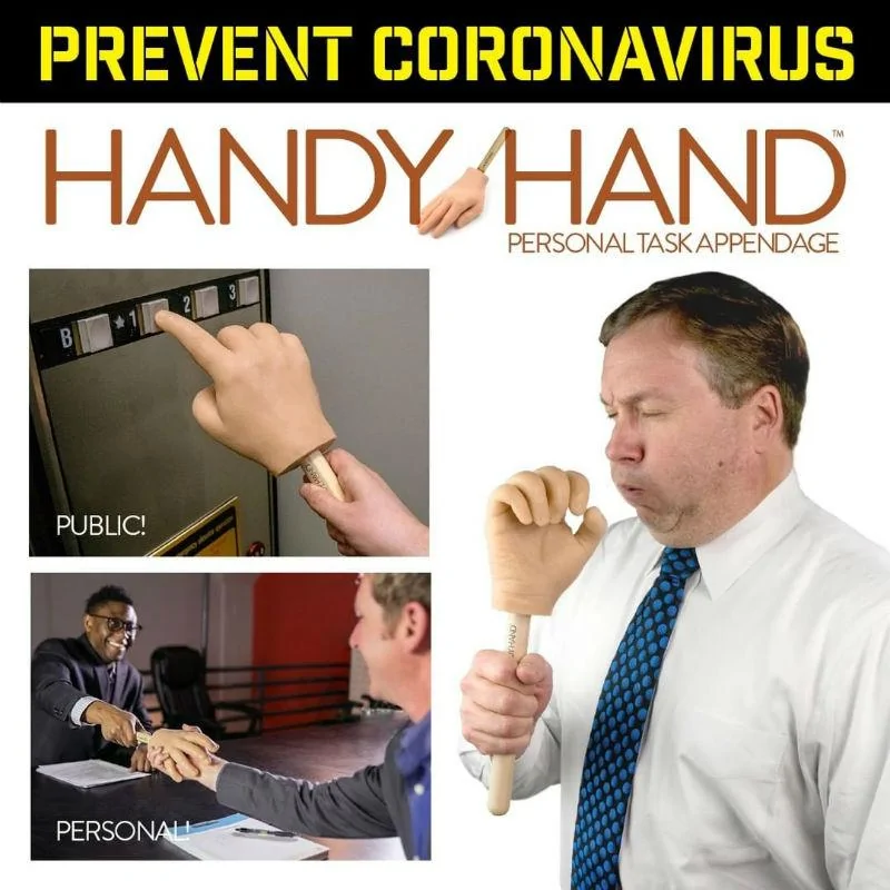 Jeep Gladiator Humor handy-hand-funny-corona-virus-product