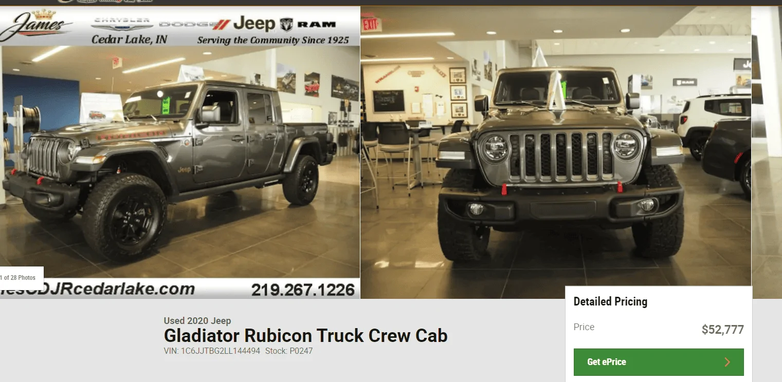 Jeep Gladiator What kind of deal can I realistically expect? 1589043359977