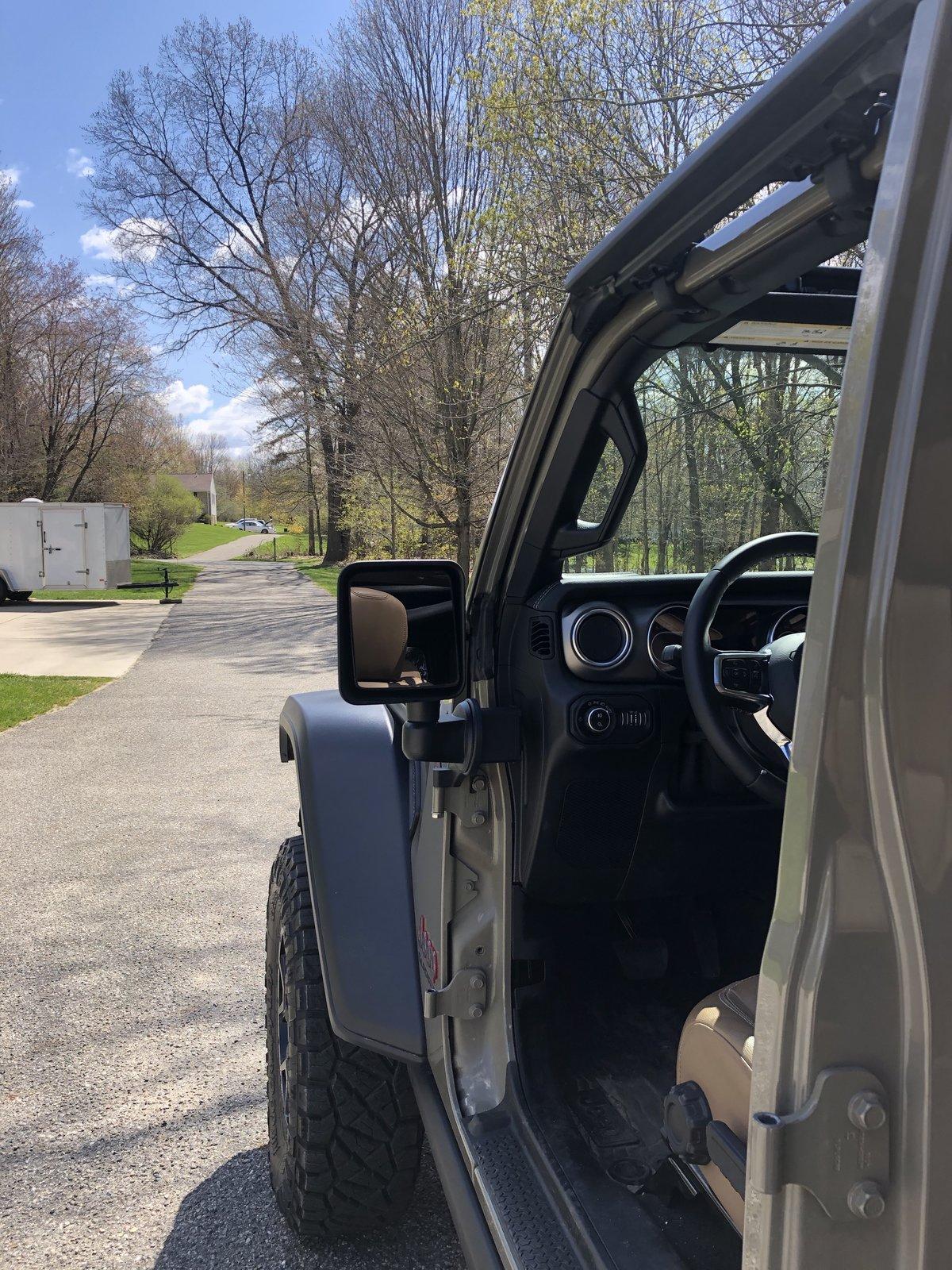 Jeep Gladiator Doors off (trail) mirrors? OIsR0UocR0ykfaFI4RkWdQ