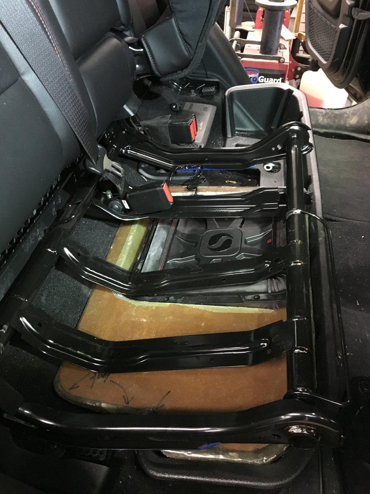 Jeep Gladiator Under seat subwoofer enclosure 83C52C98-40E6-4D2B-9702-BC3250D17167